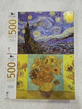 💖 Lot of two pazzles of Vincent Van Gogh pictures